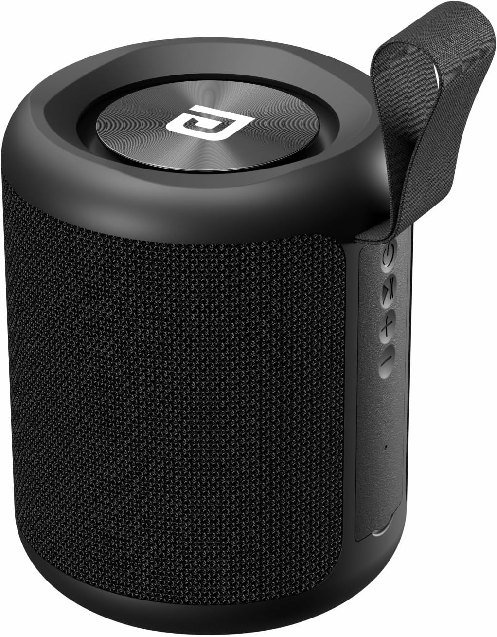 SoundDrum P 20W Portable Bluetooth Speaker with 6-7 hrs Playback Time, Handsfree Calling, USB Slot, Aux-in Port, Type C Charging (Black)