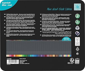 Amazon.com: Faber-Castell Black Edition Colored Pencils