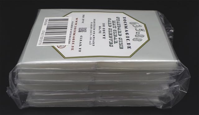 Foto 2 de 6 de docsmagic.de 5 x 100 Mat Clear Card Sleeves Standard Size 66 x 91 - Pochettes Trasparente - PKM - MTG