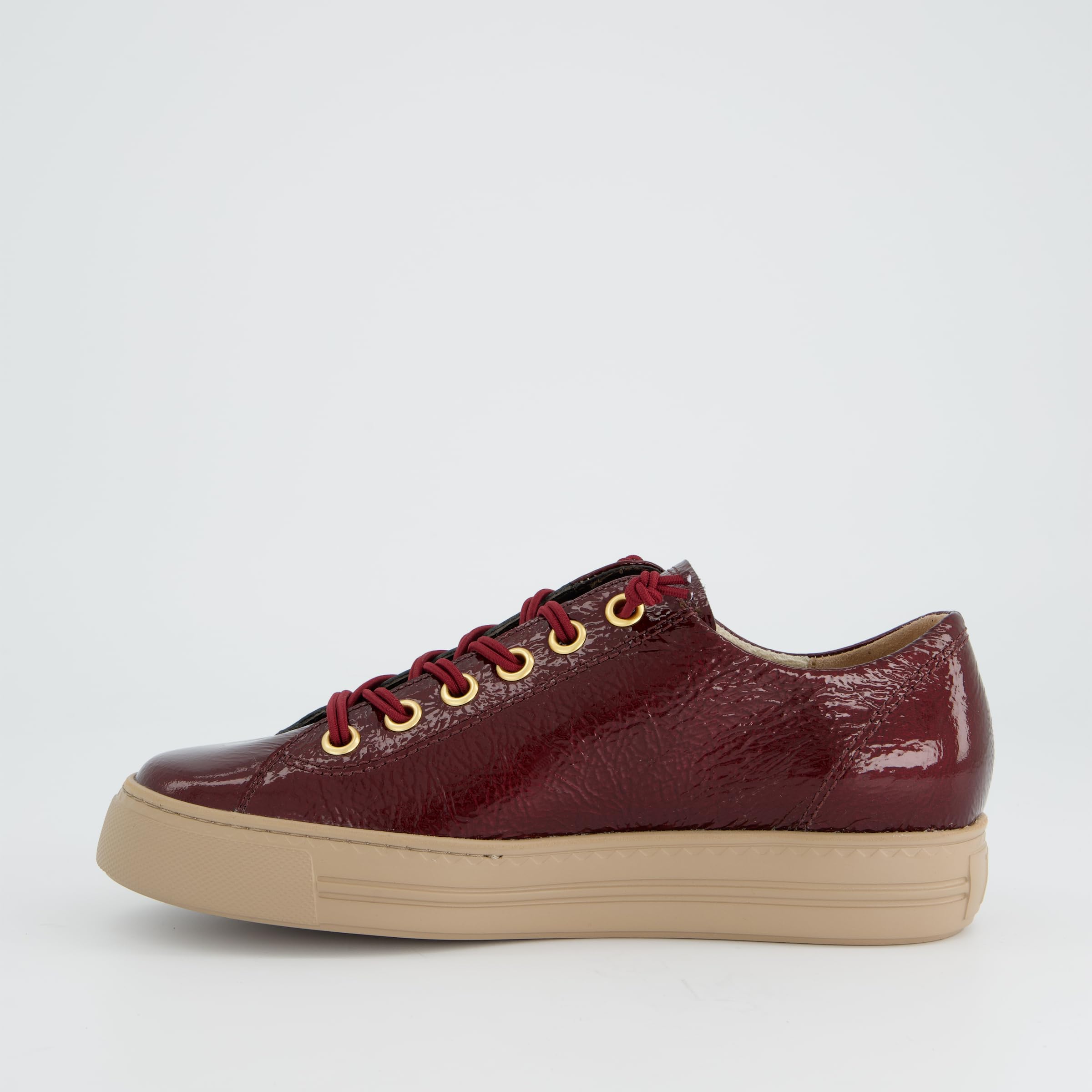 Paul Green Zapatillas 4081-588 Barniz Brush Rojo Mujer