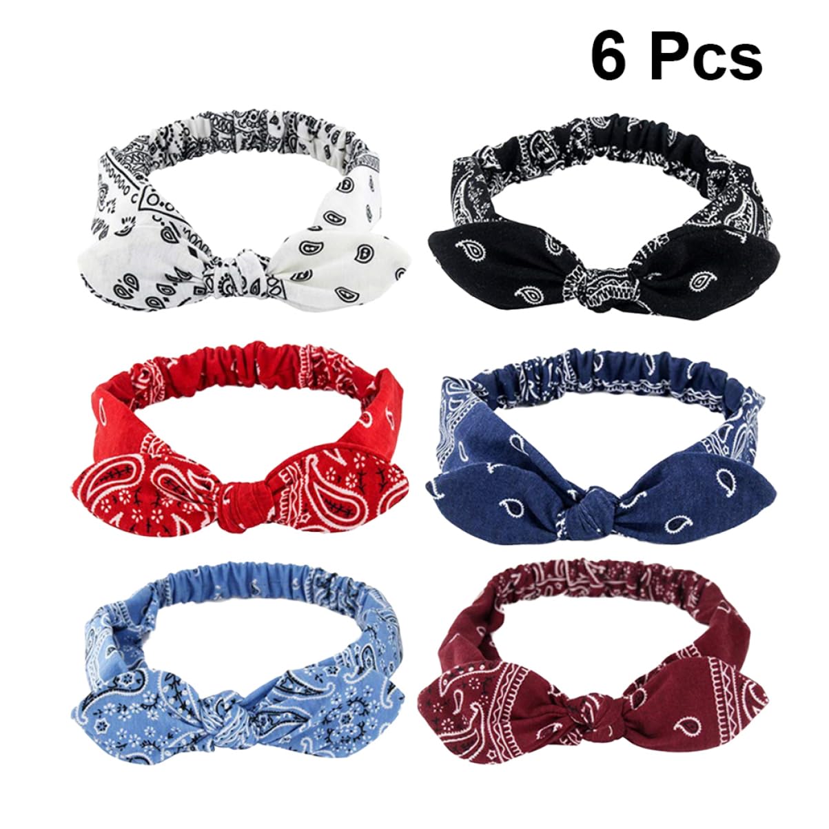 minkissy 18pezzi Fasce Per Con Nodo Fiocco Cerchietti Elasticizzati Per Ragazze Accessori Chic Per Feste e Uso Quotidiano Colori Variati Per Studenti e Donne
