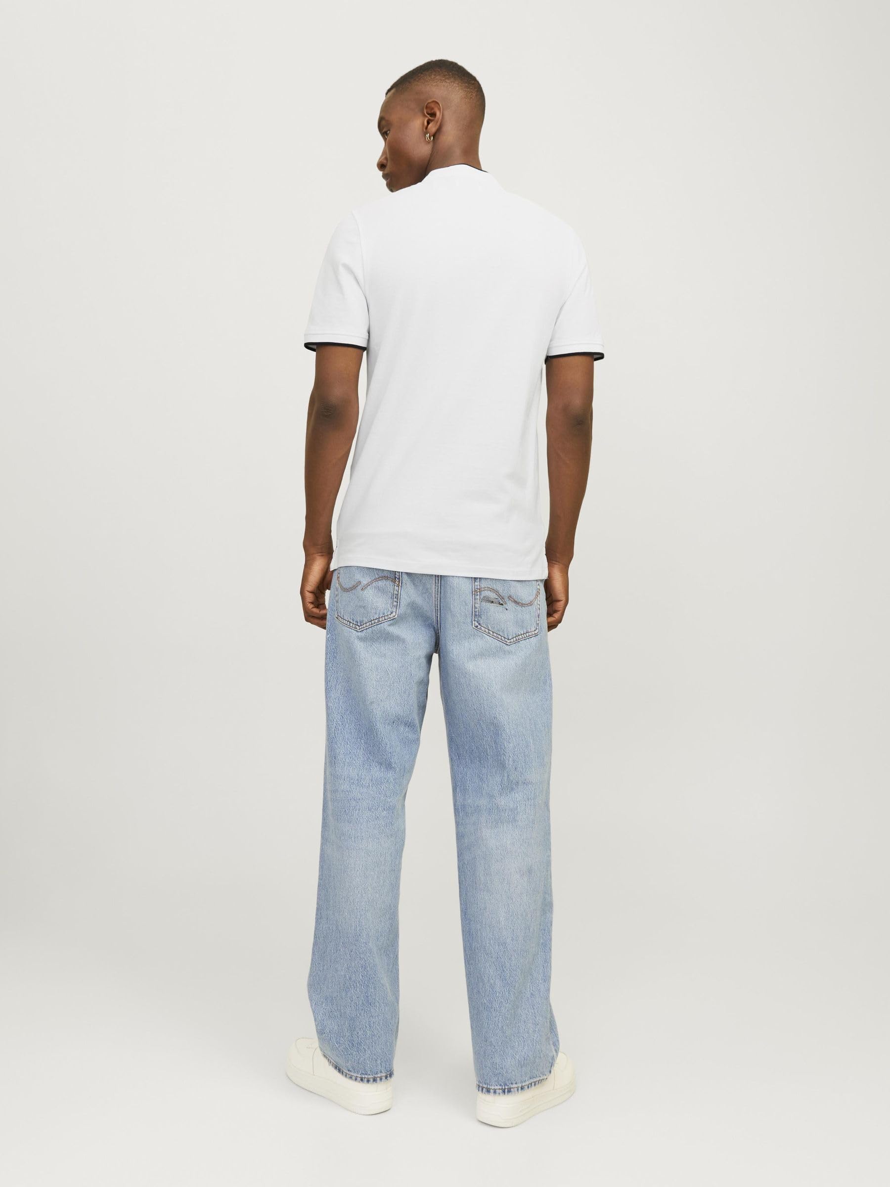 JACK & JONES Male Poloshirt Einfarbig Poloshirt