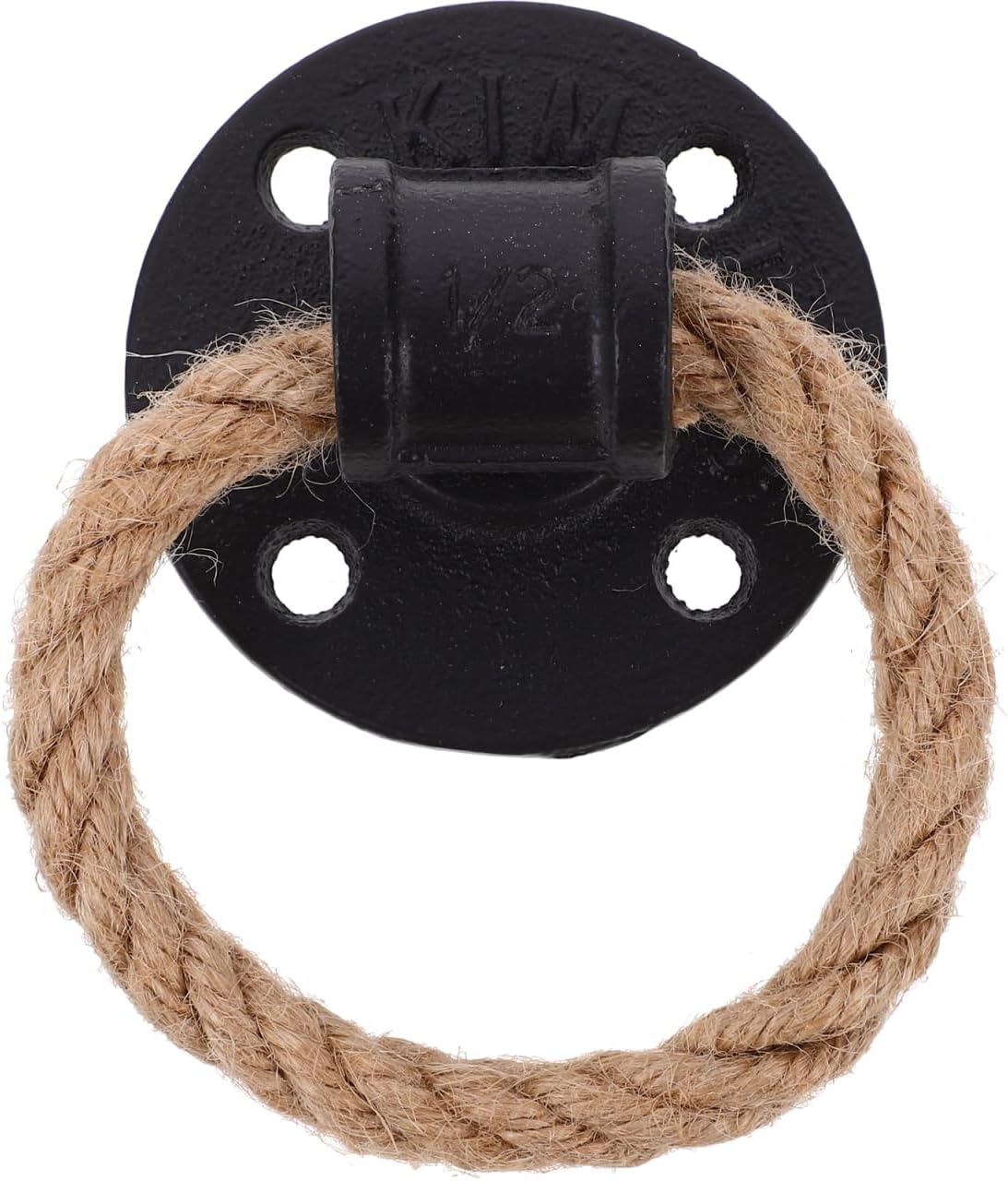 Healifty Vintage Rope Pull Handle 2.6 Inch Rustic Metal Ring for Cabinet Drawer Door Wardrobe Cupboard Hardware Easy Installation