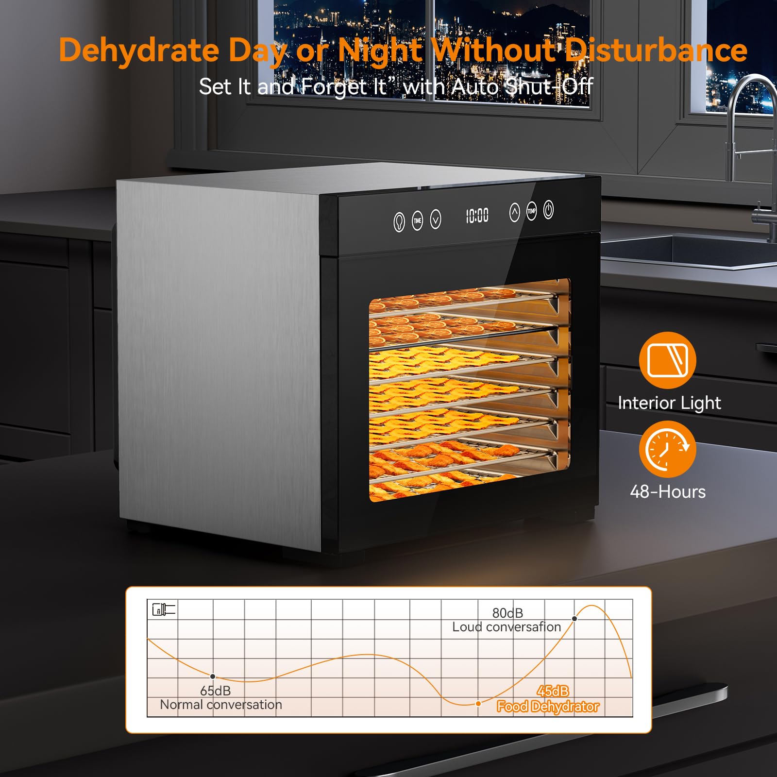 Amazon.com: Food Dehydrator, 650W Powerful Fruit Dryer Machine