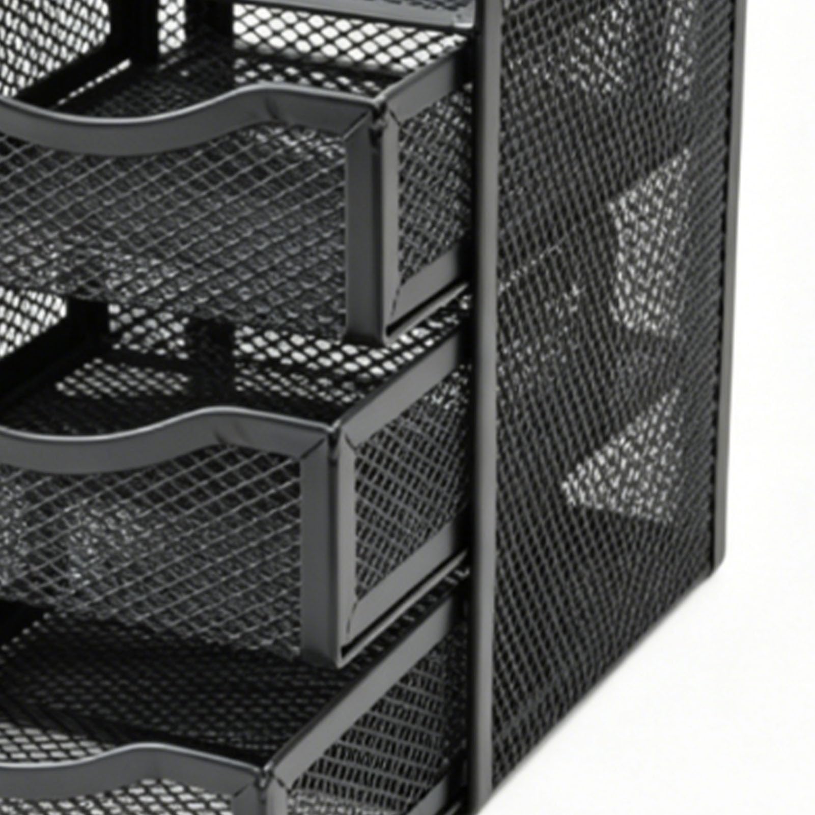 Cocoarm Cassettiera Organizer da Scrivania con 3 Cassetti, 4,9x5,0x8,1in