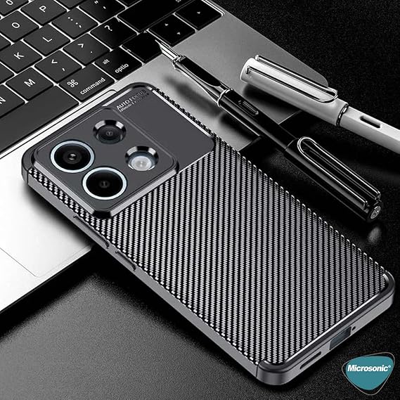 Microsonic Xiaomi Redmi Note 13 Pro için Kılıf Legion Series Siyah [Redmi Note 13 Pro ile Uyumlu Kılıf - Siyah]