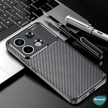 Microsonic Xiaomi Redmi Note 13 Pro için Kılıf Legion Series Siyah [Redmi Note 13 Pro ile Uyumlu Kılıf - Siyah]