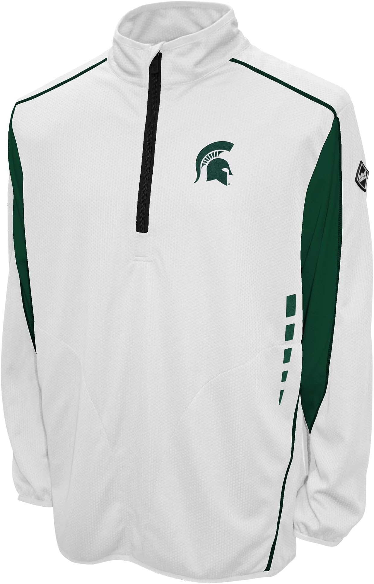 Men's Flex Thermatec Quarter-Zip Pullover Jacket(Michigan State Spartans, Large)