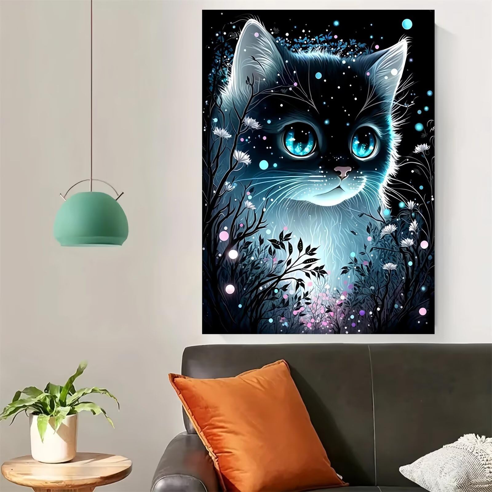 Puzzle dla dorosłych, 700 elementów, stokrotki, kwiaty, zwierzęta, kot, grafika, puzzle 52 x 38 cm, kolorowe puzzle "zrób to sam" do dekoracji domu, rodzinne puzzle dla początkujących i dzieci