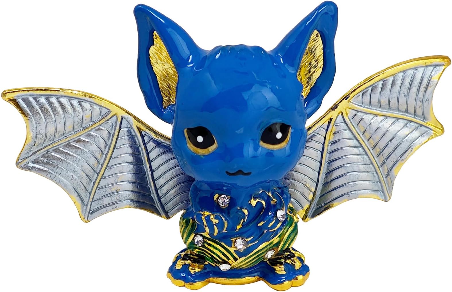 2026 Feng Shui Sky Bat Figurine Good Luck Chinese Home Office Decor Ornament W5749