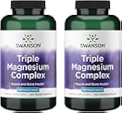 Triple Magnesium Complex - Mineral Supplement - Natural Support - Featuring Citrate, Oxide & Aspartate - (300 Capsules, 400mg Each, 2 Pack)