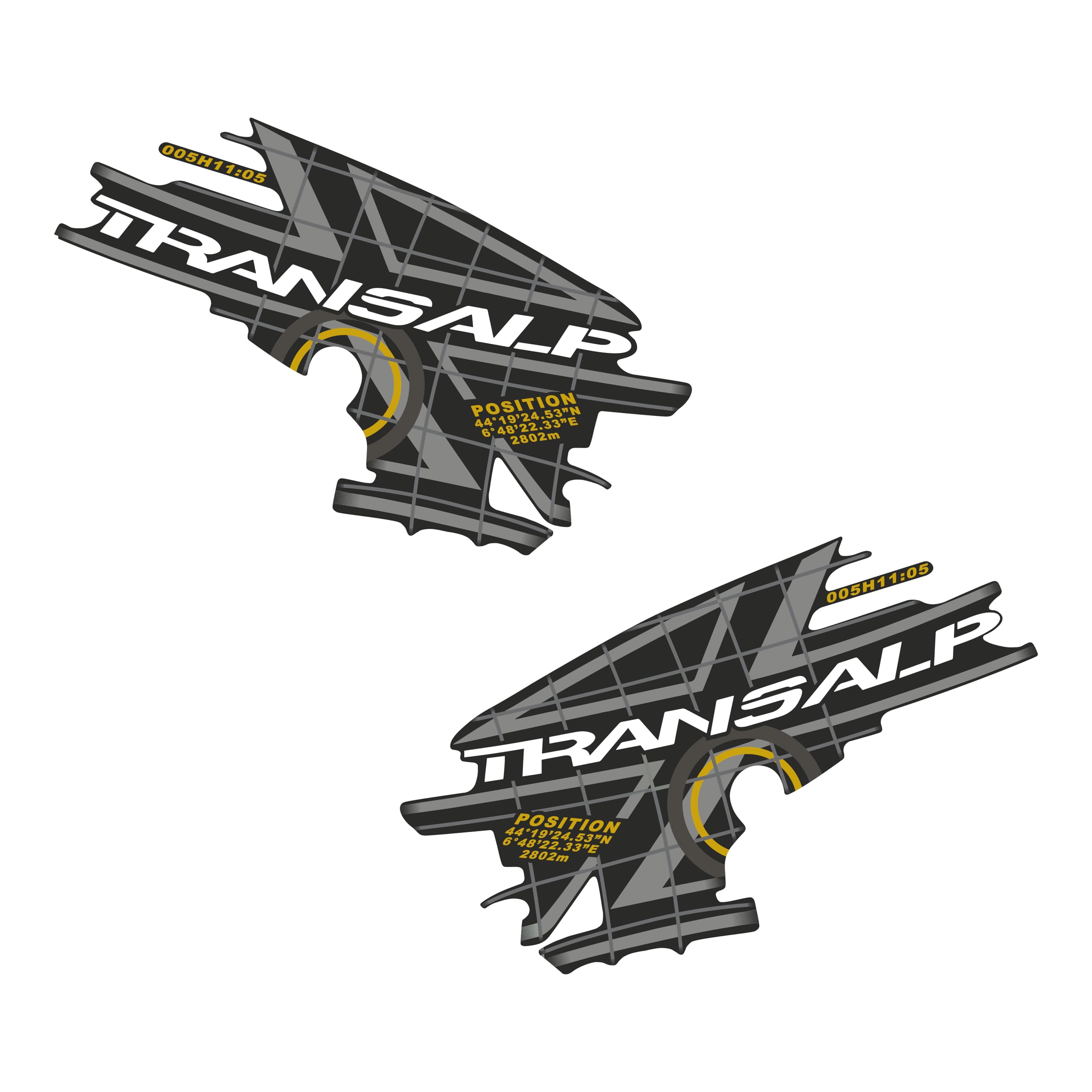 Kit adesivi compatibili Honda Transalp XL 700 V dal 2007-2013