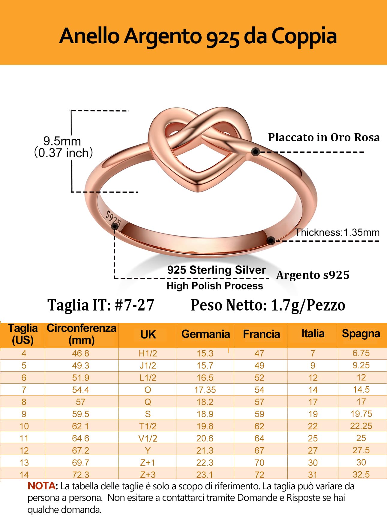 Bestyle S925 Anello Donna Cuore Celtico, Simbolo di Energia e Amore Infiniti, Anelli Donna Argento Sterling, Regalo Ragazza Fidanzata Compleanno