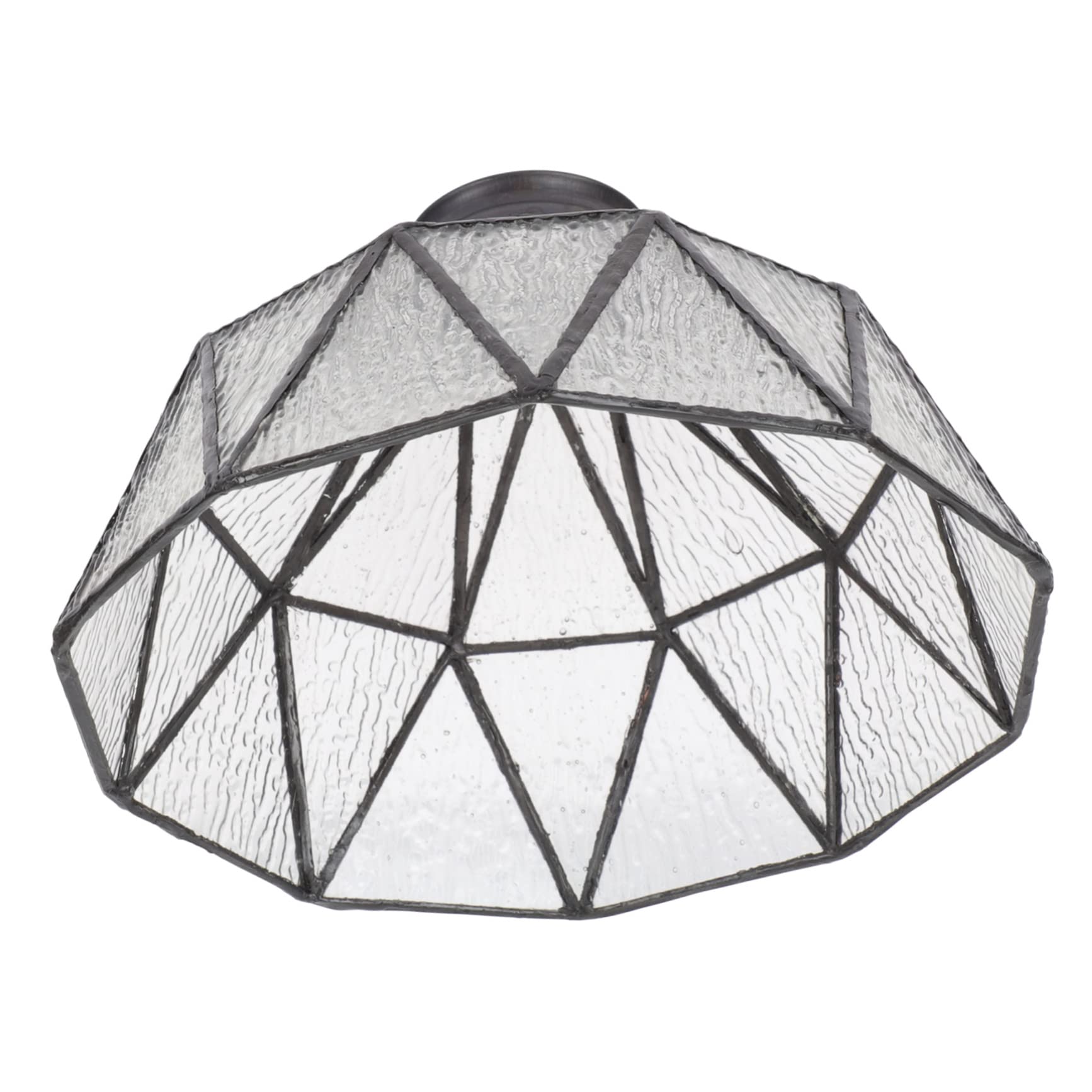 Light Shade， Light Shade Stained Glass Ceiling Fan Fixture Chandeliers Pendant Floor Cover Chandelier Lamp Shades Only Guard Spider (Color(Transparent)
