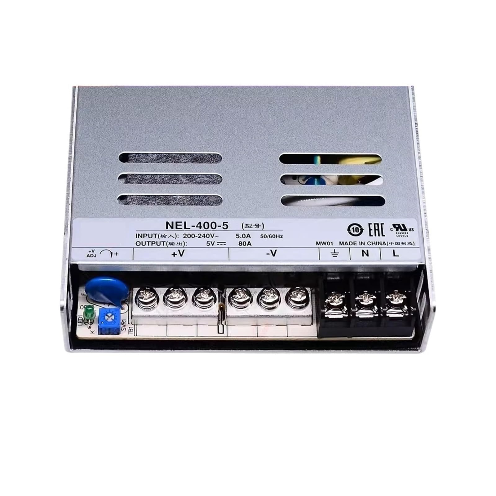 JJKKOZVQF NEL-400-2.8 NEL-400-4.2 NEL-400-5 power supply 2.8V 4.2V 5V 400W Single Output Switching Power Supply(5V)