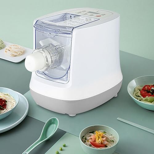Extrusora automática de pasta, prensa eléctrica para pasta, con 13 moldes de fideos, automática para crear tu propia deliciosa pasta fresca,