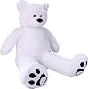 WOWMAX 6 Foot Giant Huge Life Size Teddy Bear Daney Cuddly Stuffed Plush Animals Teddy Bear Toy Doll for Birthday Christmas Ivory 72 Inches