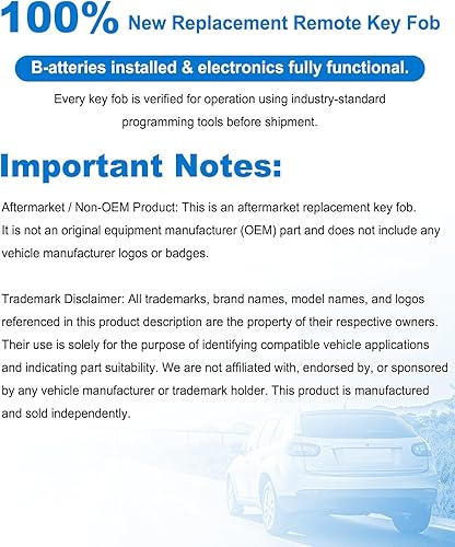 Vista 7 de Llavero para Dodge: llave de coche para Chrysler Town & Country 1999-2003, Dodge Ram Truck 1500 2500 2002-2005, Dodge Caravan 1999-2003, Dodge Grand