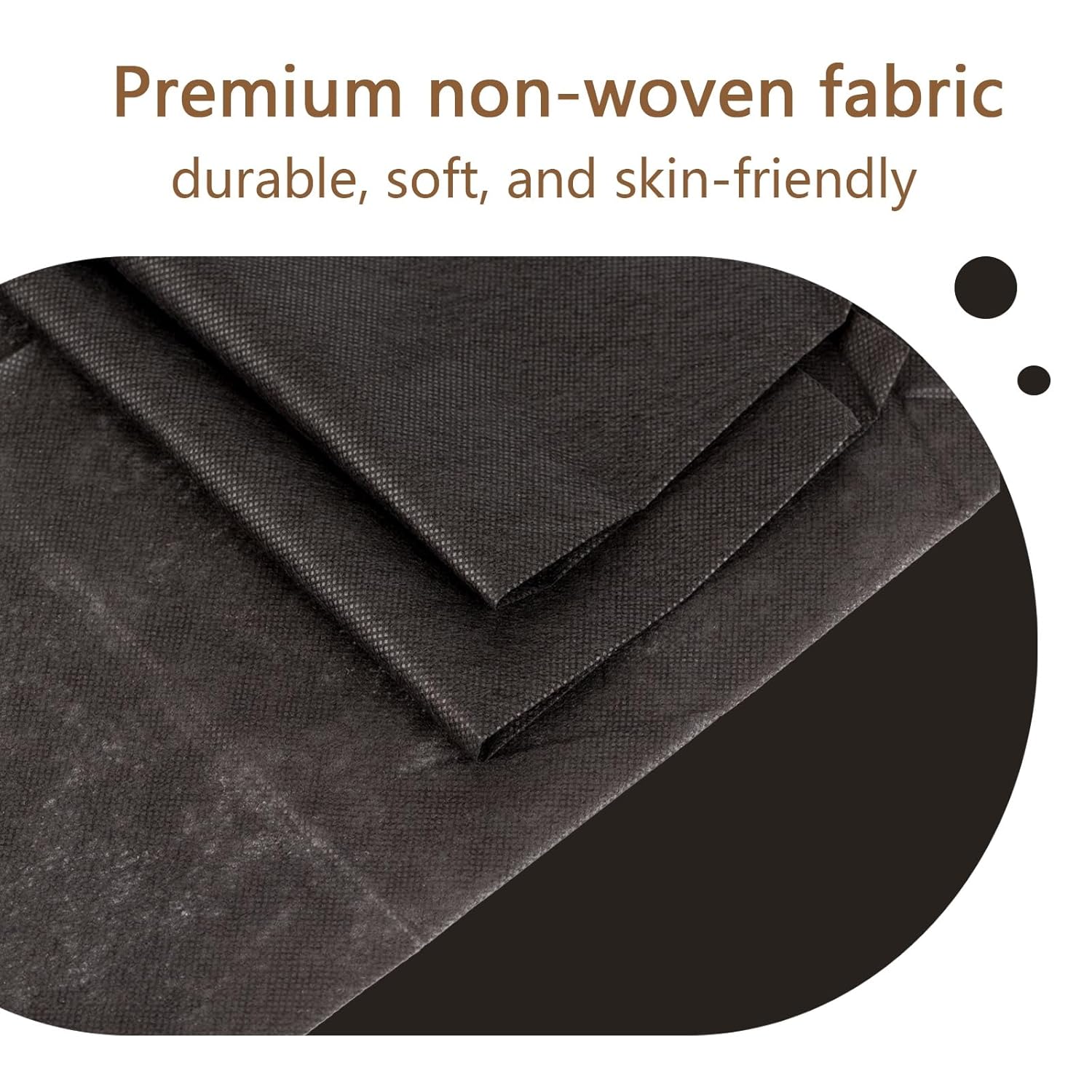 100PCS Disposable Bed Sheets, Black Disposable Massage Table Sheets, Disposable Bed Covers for SPA Lash Wax Tattoo Salon, Non Woven Fabric, 71" x 31" White