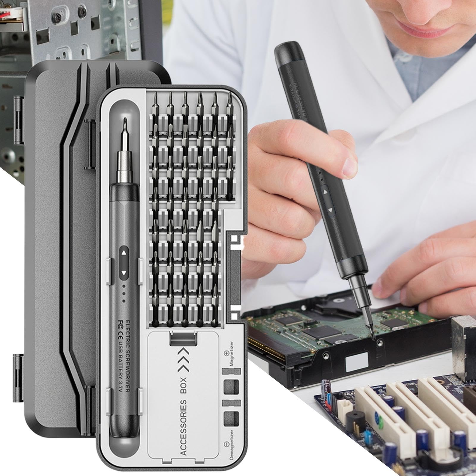 Tournevis électrique, tournevis électrique de précision, tournevis USB portable, outil de réparation multifonctionnel, tournevis électrique pour la maison, tournevis USB, outil de réparation de | portable, outil de réparation multifonctionnel, tournevis é