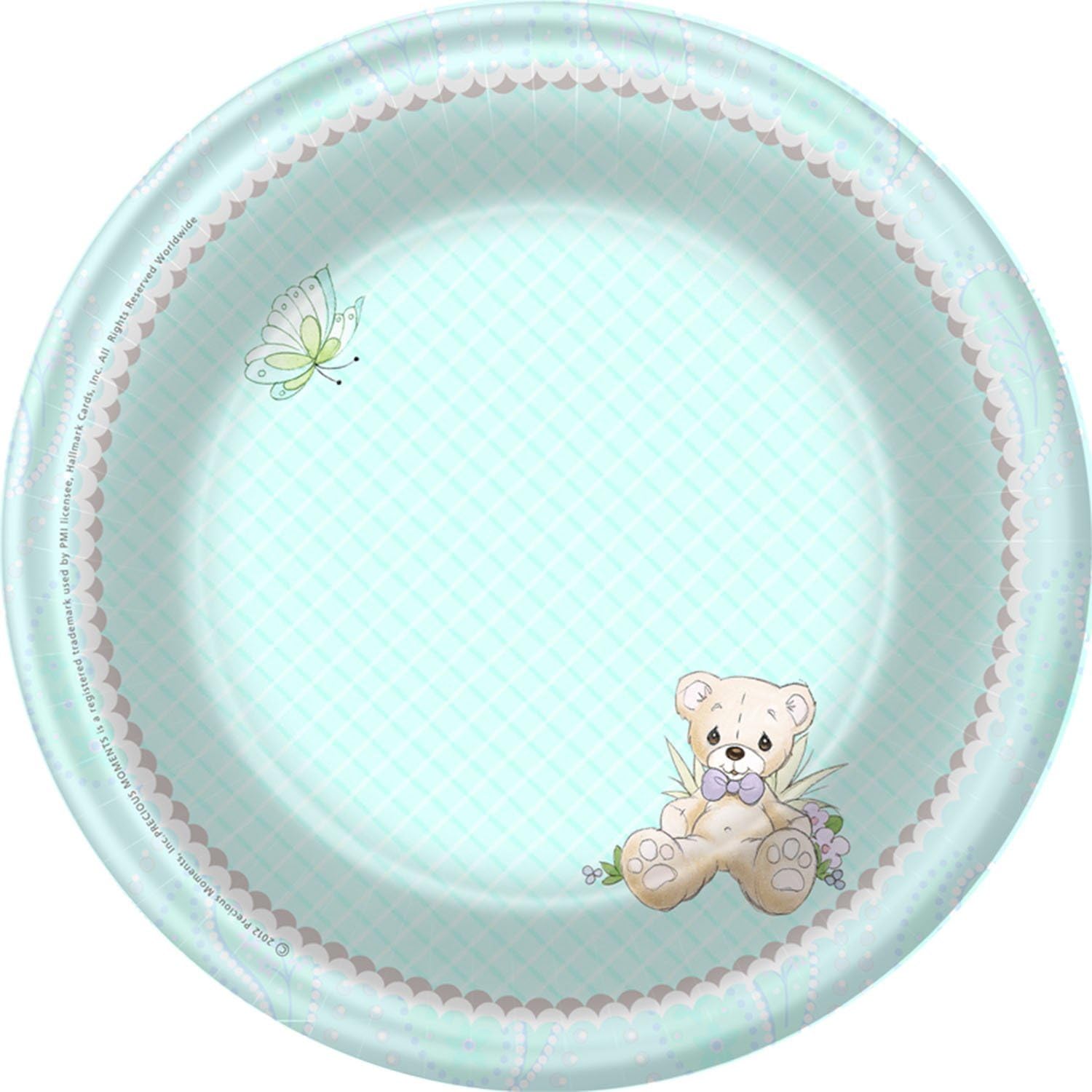Precious Moments Baby Boy Dessert Plates Party Accessory