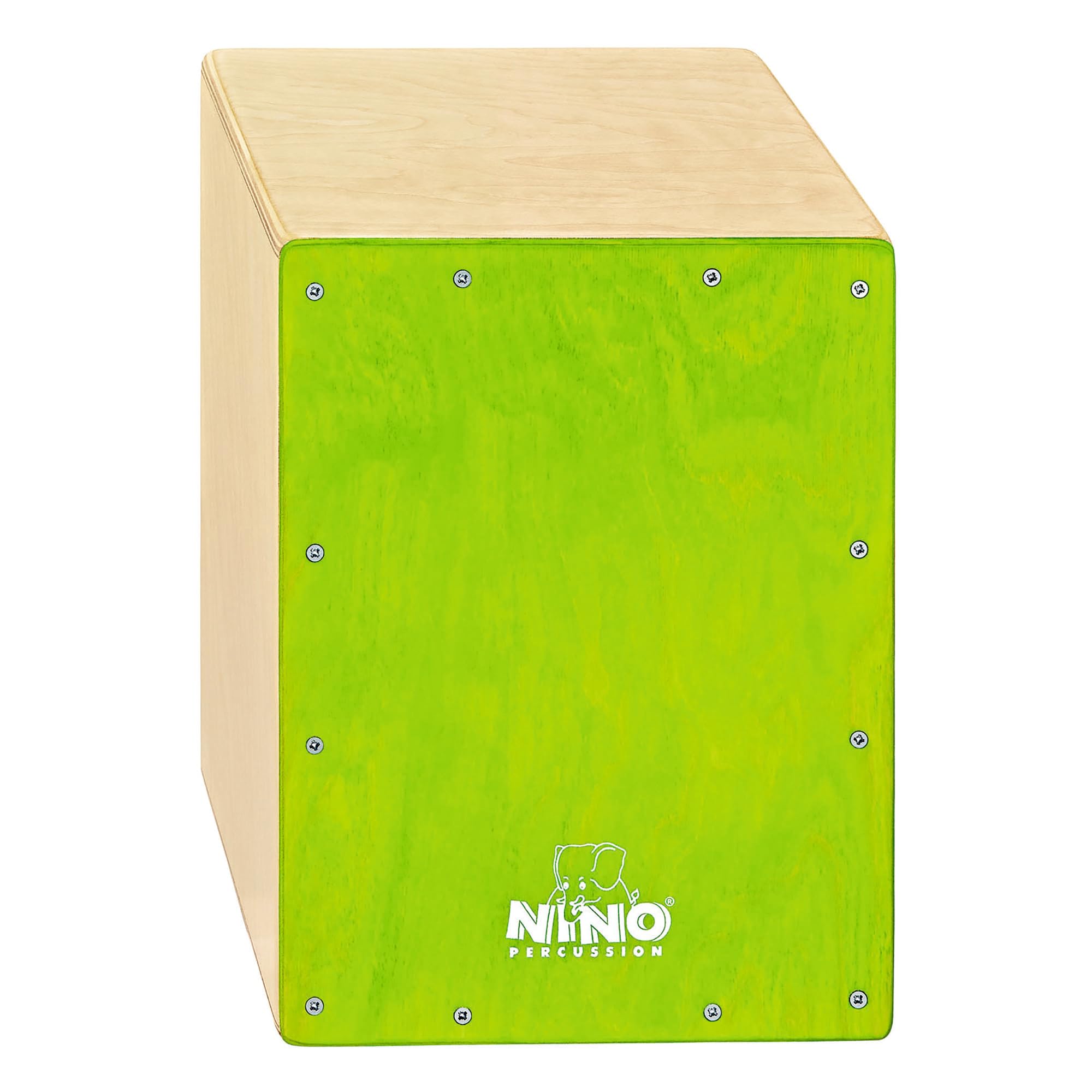 Nino Percussion 950GR - Cajon, Colore: Verde