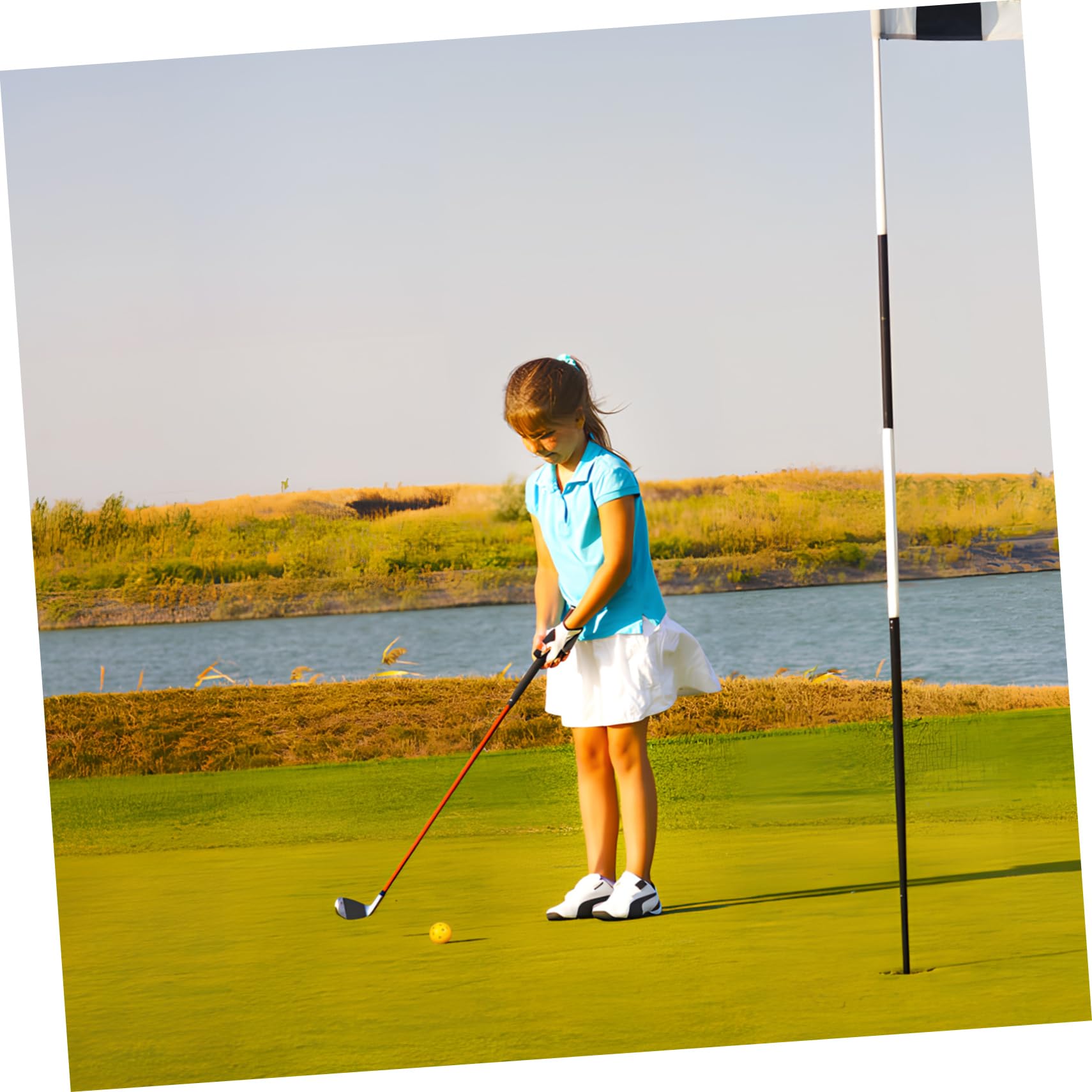 Abaodam Golf Übungsbälle Robustem Kunststoff Perforierte Balls Für Indoor Zubehör Zur Verbesserung Schlagtechnik