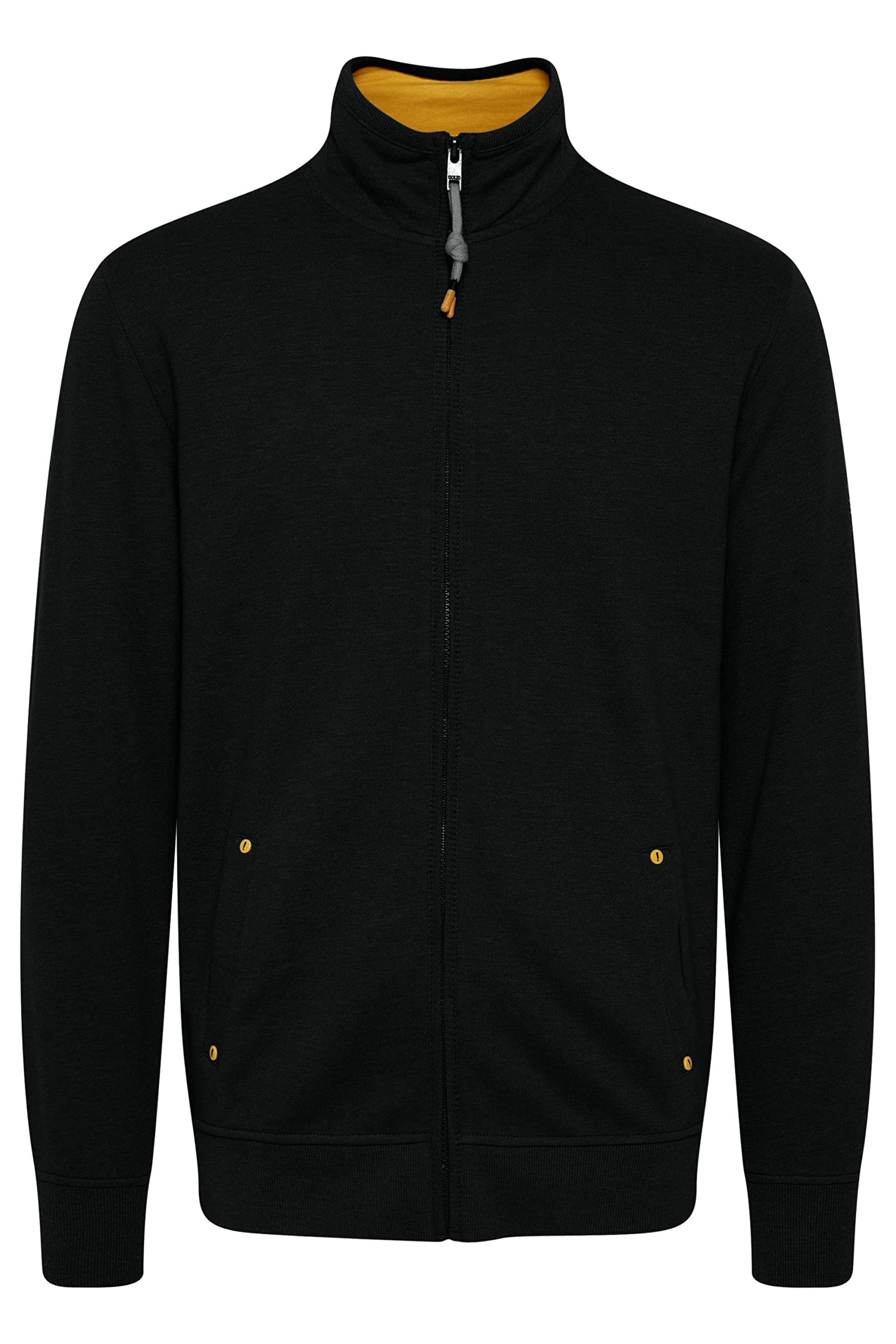 !Solid SDKarim Herren Sweatjacke Cardigan Jacke mit Stehkragen aus 100% Baumwolle