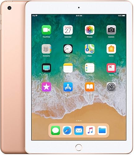 Vista 8 de Apple iPad 2018 (9.7 pulgadas, Wi-Fi, 32 GB) - Oro (renovado)