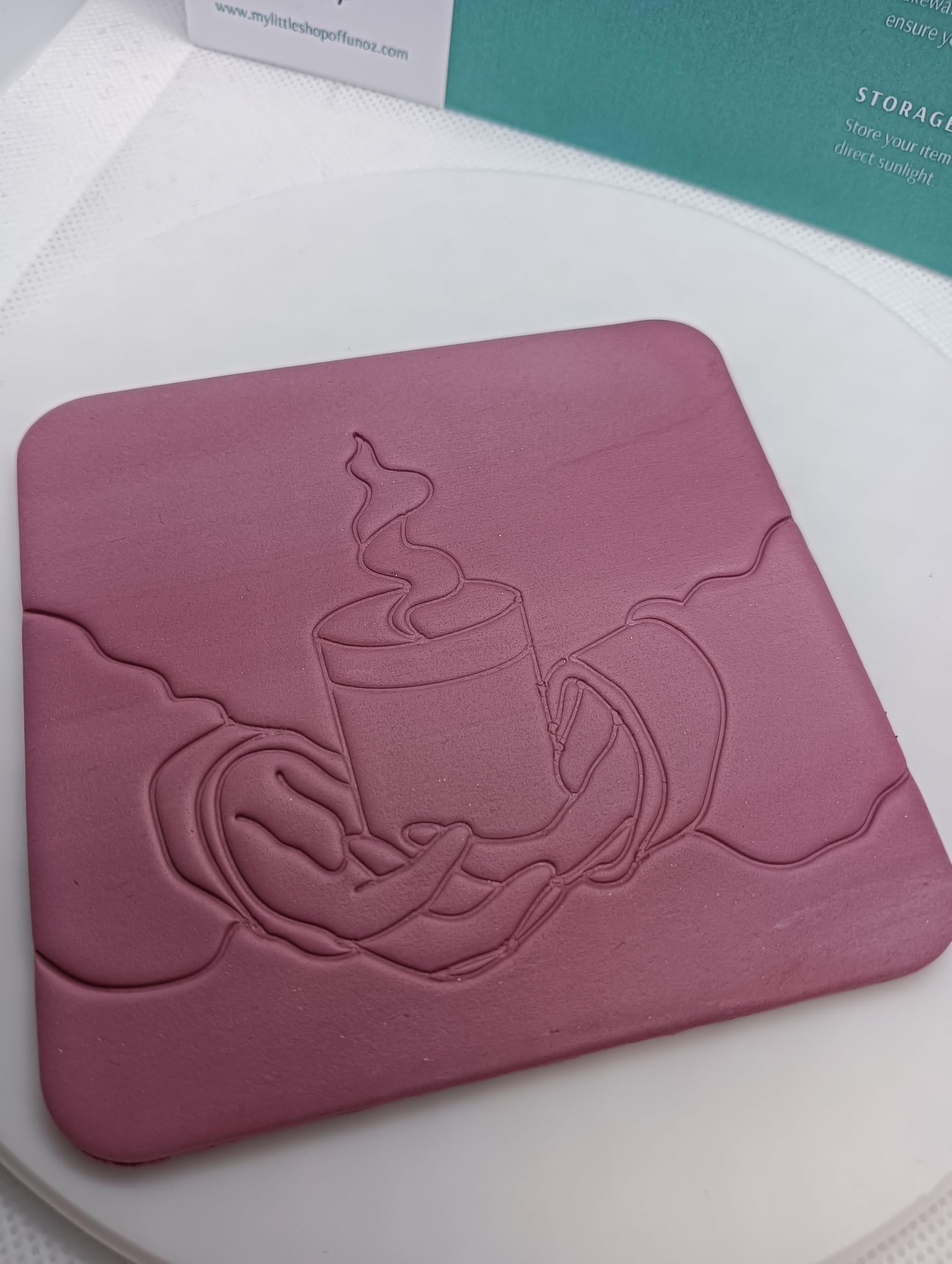 3D ORIGINS Trinket Dish Clay Cutters, Homewares Clay Cutters, Clay Tools, Coaster Clay Cutter, Colour May Vary 2