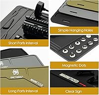 Vista 5 de ONETIGRIS Gun Cleaning Mat Rifle Pistol Gun Mat with Magnetic Dots, Non-Slip Oil Resistant