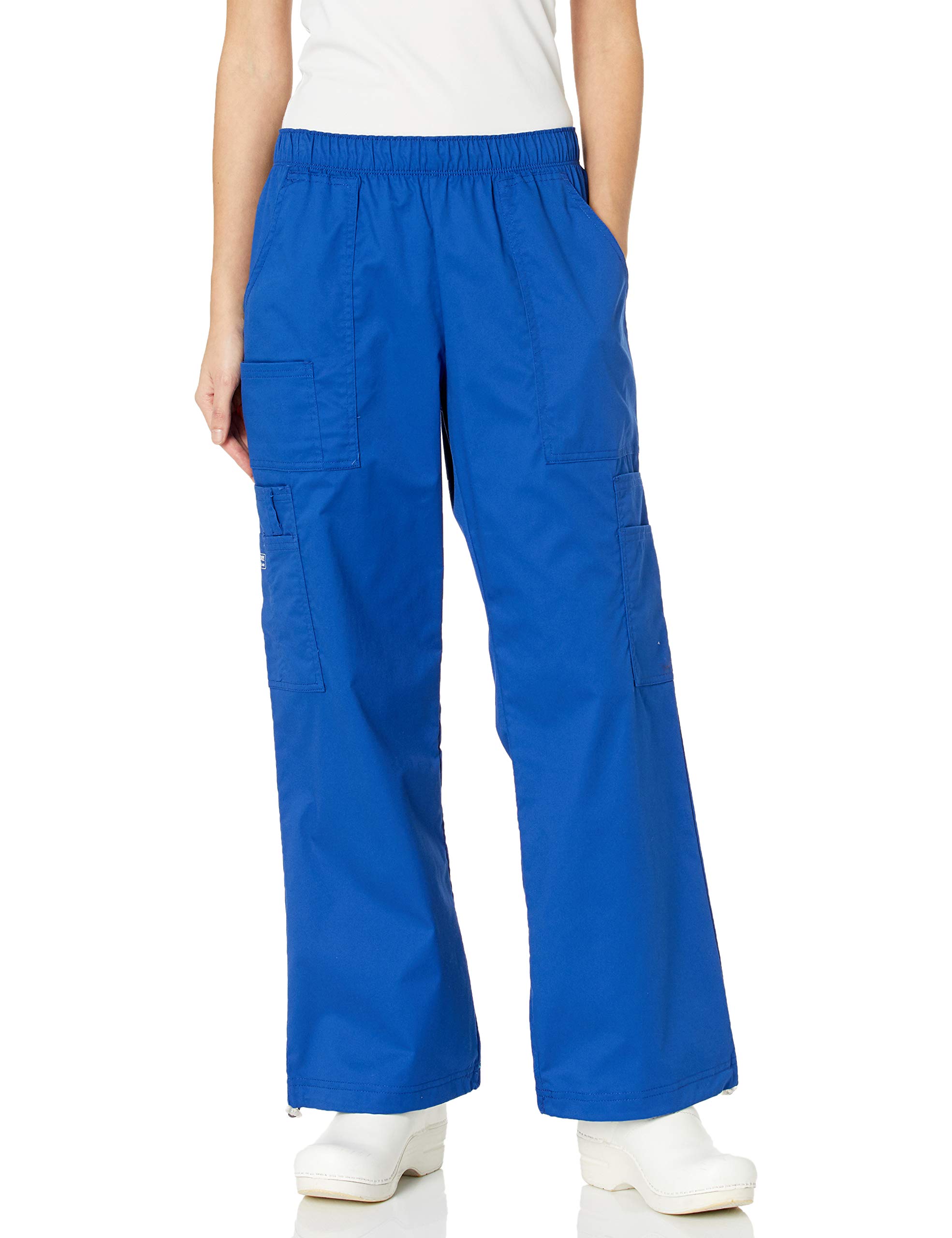 CHEROKEEWomen Scrubs Pant Workwear Core Stretch Mid Rise Pull-On Cargo 4005