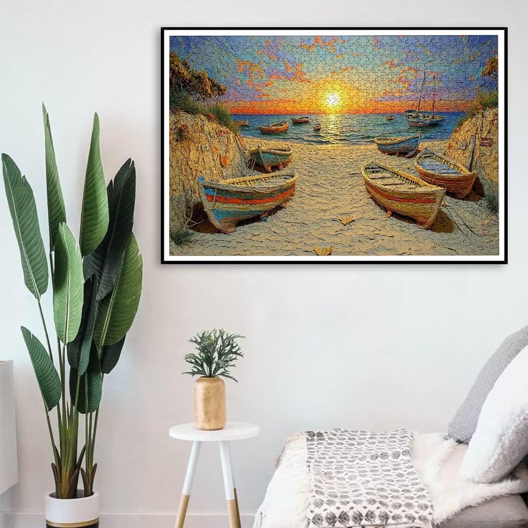 Puzzle Spiaggia, Puzzle 2000 Pezzi Adulti per Decor, Regalo Donna -8672