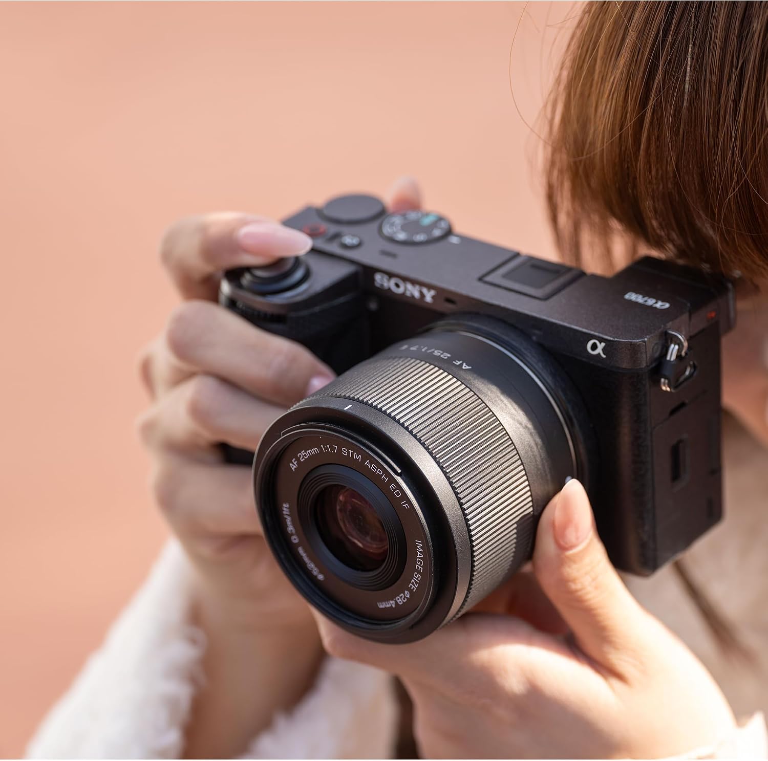 VILTROX 25mm F1.7 E,AF 25/1.7 Air E Mount Lens for Sony,Autofocus APS-C Wide Angle Lens for Sony A7CII A7CR ZVE1 A7RⅤ a7RⅣ a7Ⅳ a7RⅢ A6700 FX30 ZV-E10 a6600