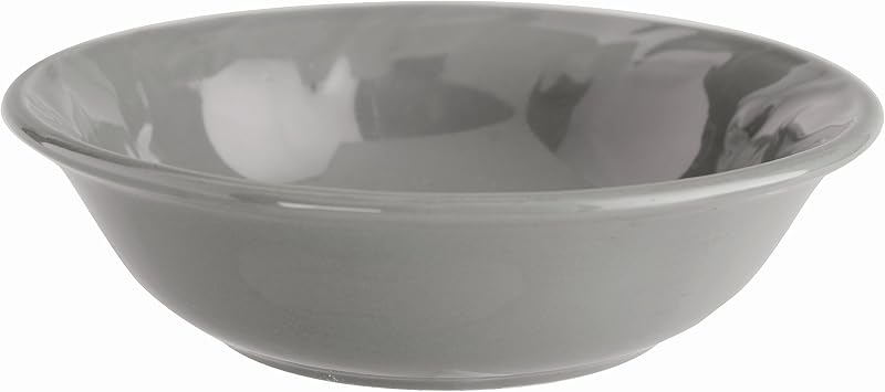 Signature Housewares Sorrento Collection Set of 4 Cereal Bowls, 7-Inch 16 Ounce, Light Gray