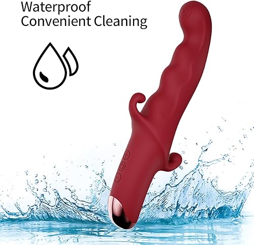 Miniatura 4 de Herramientas para adultos para mujeres, juguetes de orejas de conejo, 10 potentes modos de vibración, silicona realista, impermeable, diseño en