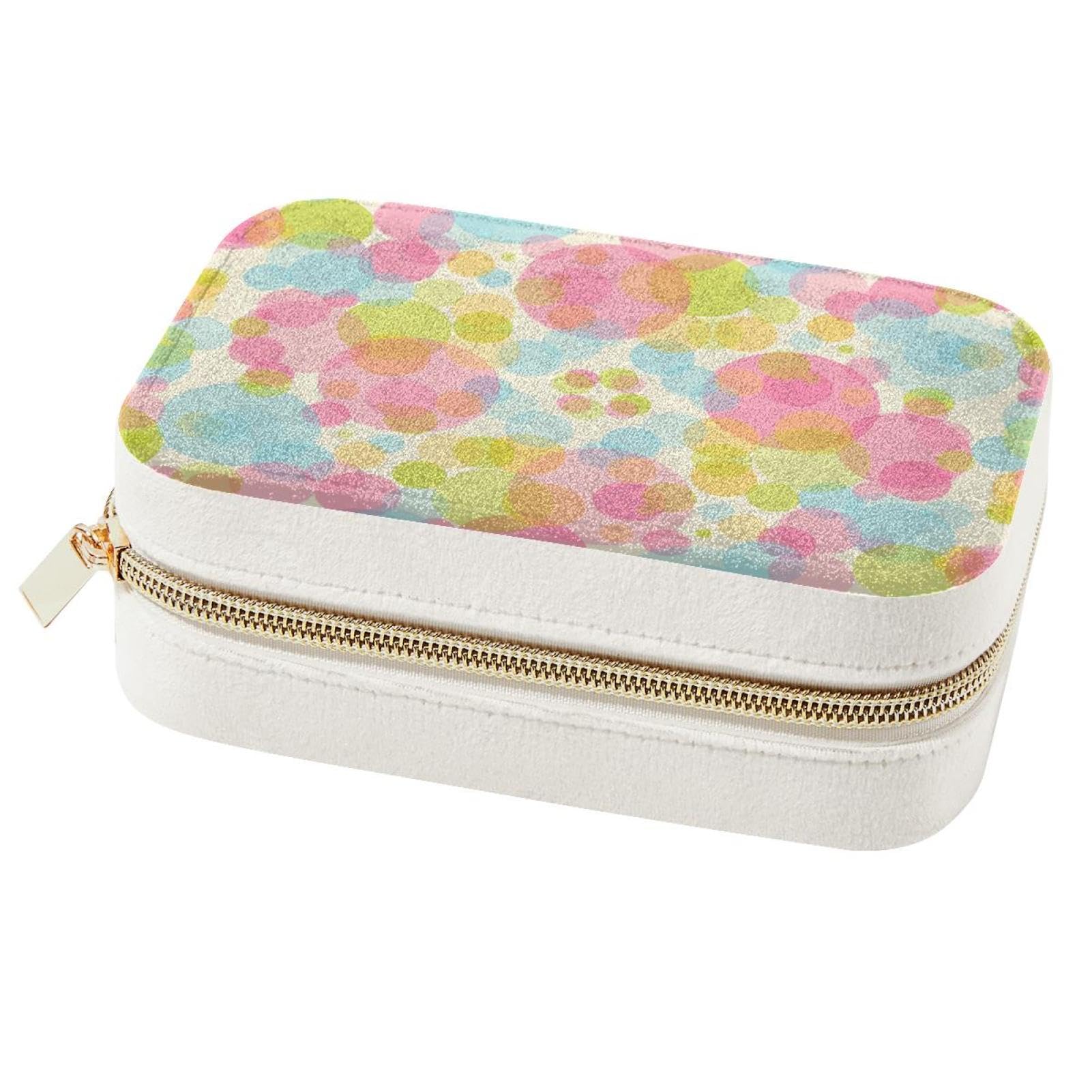 Boîte à bijoux en forme de cercle : votre boîte de rangement portable de voyage
