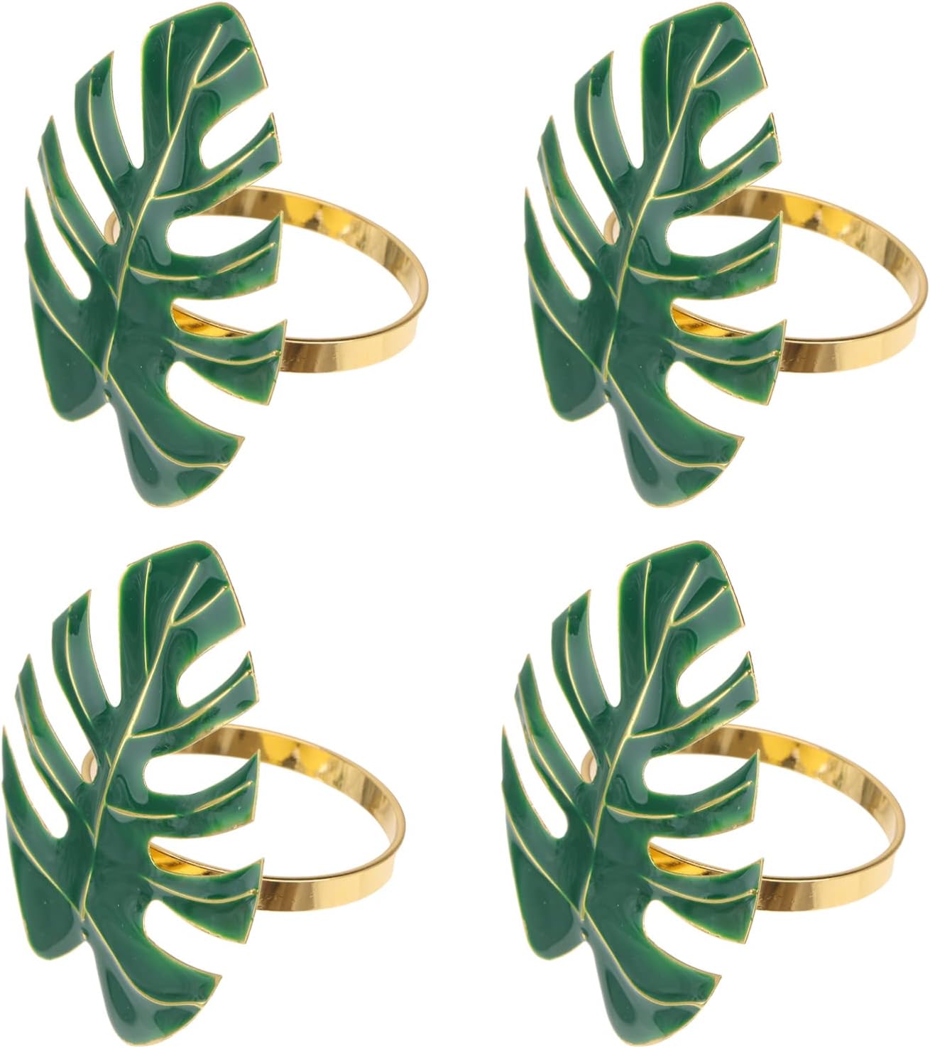 PRETYZOOM Napkin Ring Napkin Ring Napkin Ring Palm Leaf