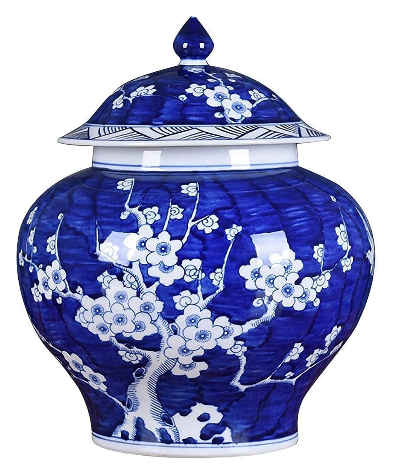 asdchZen Vase Ceramic Vase Blue And White Porcelain Vase Ceramic Flower Vase Blue And White Porcelain Ceramic Handmade Flower Vase Flower Pot China Large Ming Style Antique Decorative