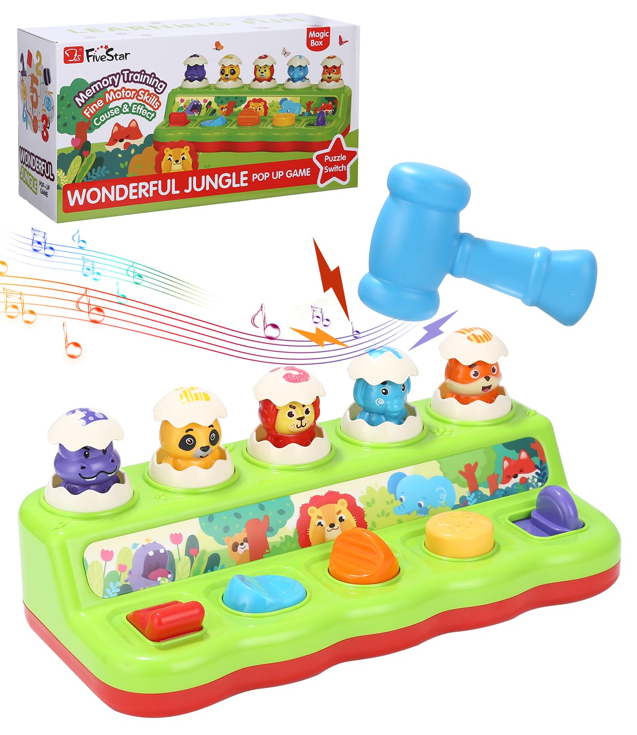 Montessori 7 In 1 Giocattolo Bambino 1 Anno: Giochi Educativi Impilabili Con Carote, Fiori, Numeri E Adesivi