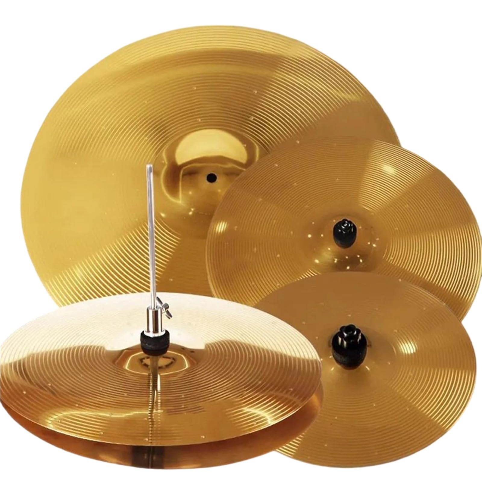 Platillos Profesionales De Batería En Platillos Para Batería Crash Cymbal Drum Set Práctica Uso De Metal Robusto Ligero Servicio Largo