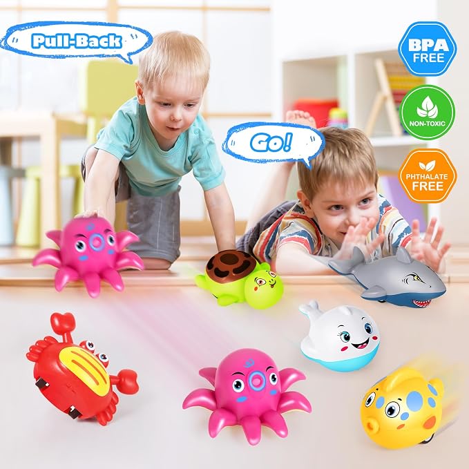 12 Autos de Juguete Retroceso para Niños de 1-3 Años miniatura 2