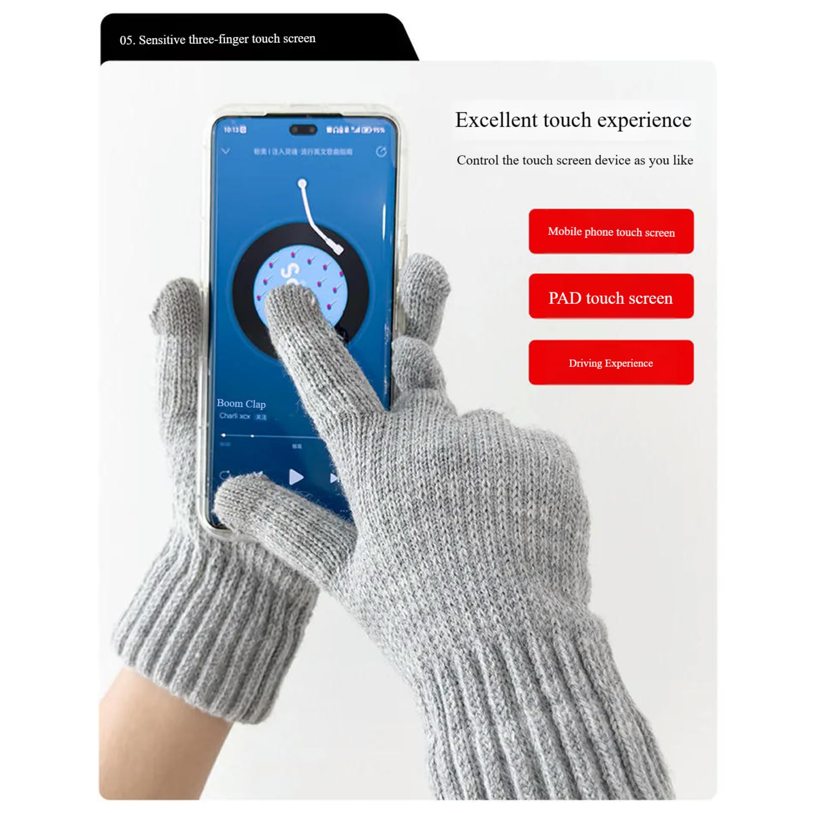 Mütze,Schal & Handschuh-Sets Dreiteiliges Set Aus Einfarbiger Strickmütze, Schal Und Handschuhen Für Damen Herren, Warm Den Winter, Wollanzug-x