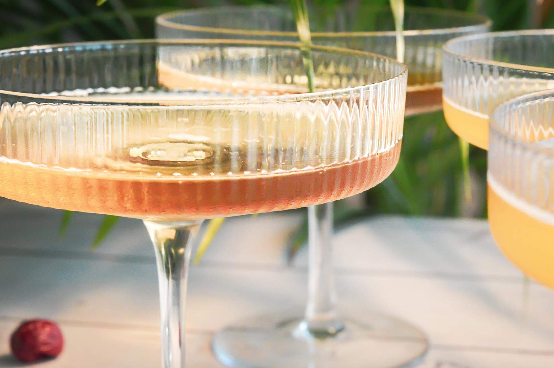 Sendez 6 Margarita Gläser Marguerita Margarita Bargläser Cocktailgläser Margaritagläser Relief
