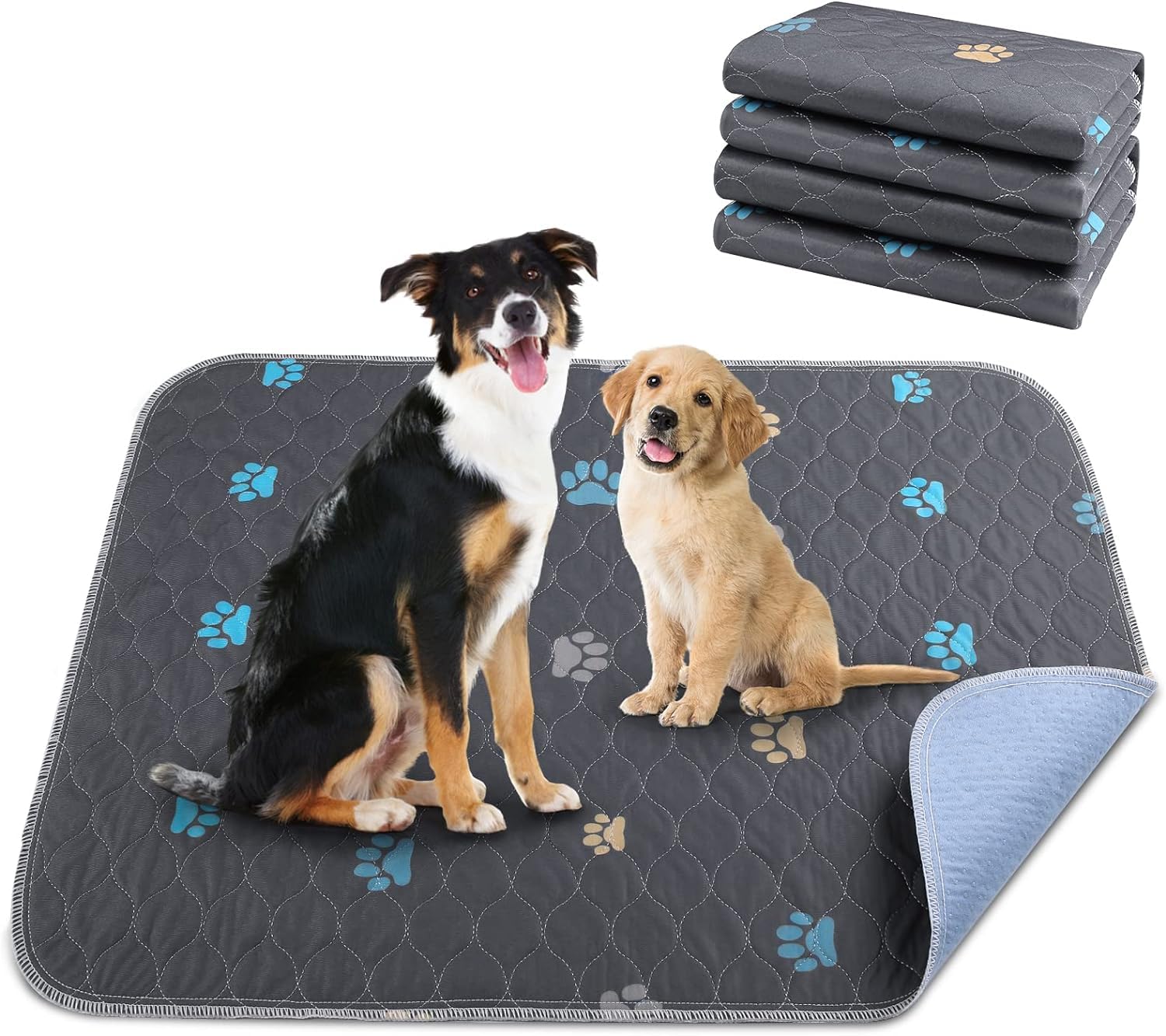 Dog bed et tapis absorbant lavable pour stopper les fuites et protéger vos parquets