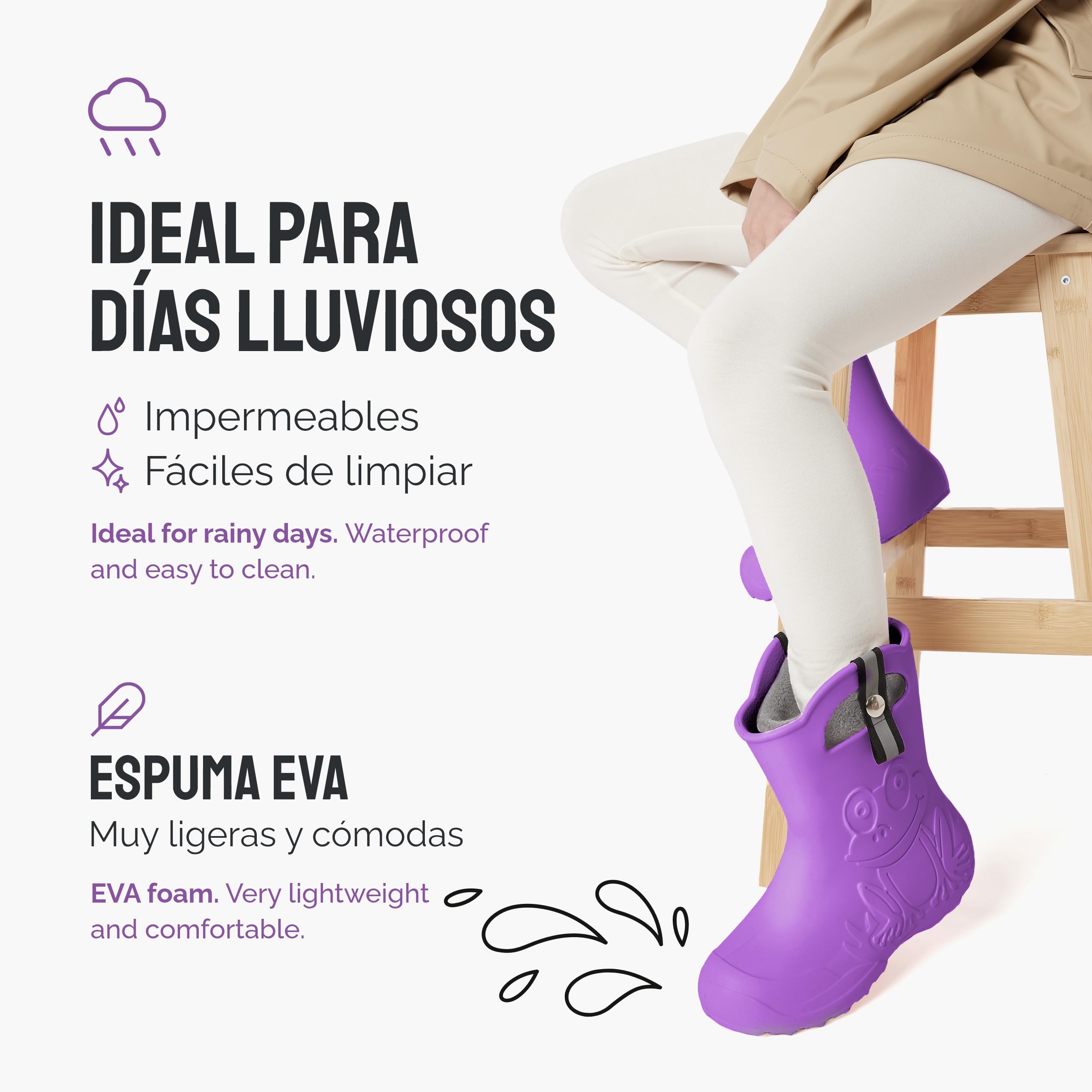 Ladeheid Botas Térmicas Niños LA-CA-Frog245