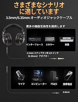 Amazon | Talomenプロフェッショナル有線モニターヘッドホ50mm