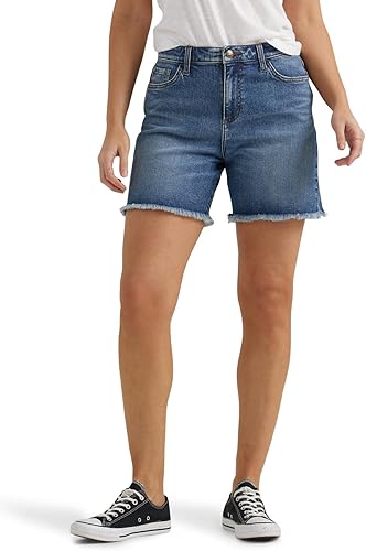 Lee Short en Jean Coupe légendaire pour Femme, Indigo Luster, 46