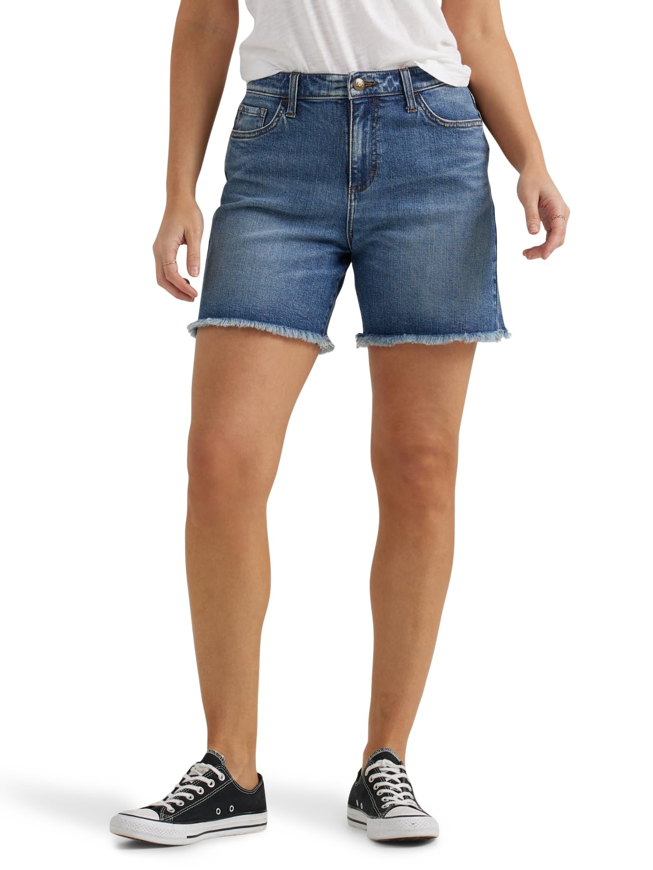 Lee Pantalón Corto Vaquero Corte Legendario - Pantalones Cortos de Jean Mujer