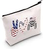 TSOTMO Vehicle Merch Zipper Cosmetic Bag Racing Gift for Vehicle Lovers Overland Cross-Country Race Travel Toiletry Bag